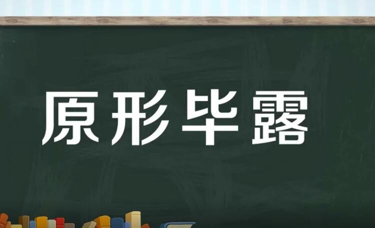 原形毕露的意思是什么