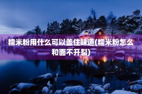 糯米粉用什么可以盖住味道(糯米粉怎么和面不开裂)