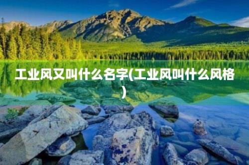 工业风又叫什么名字(工业风叫什么风格)