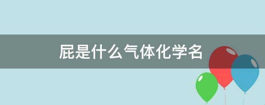 屁是什么气体化学名