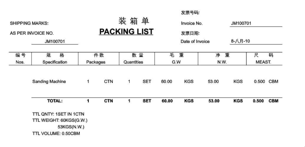 箱单和装箱单有什么区别