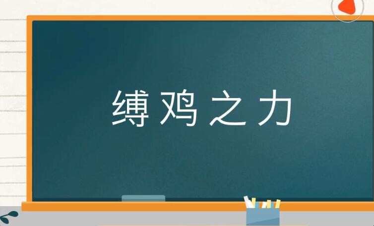 缚鸡之力是什么意思