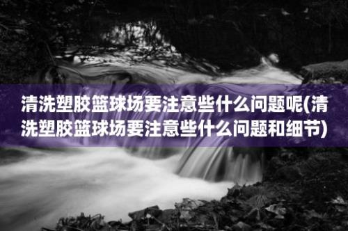 清洗塑胶篮球场要注意些什么问题呢(清洗塑胶篮球场要注意些什么问题和细节)