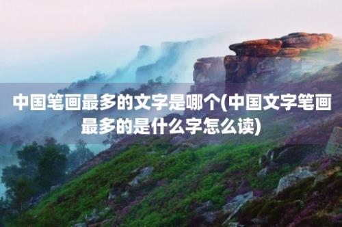 中国笔画最多的文字是哪个(中国文字笔画最多的是什么字怎么读)