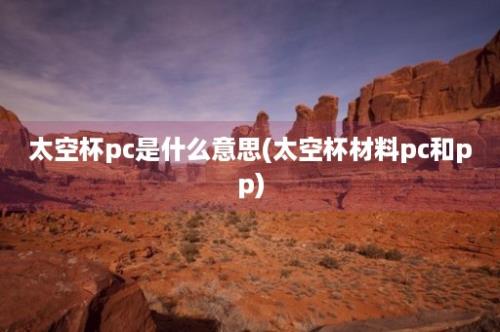 太空杯pc是什么意思(太空杯材料pc和pp)