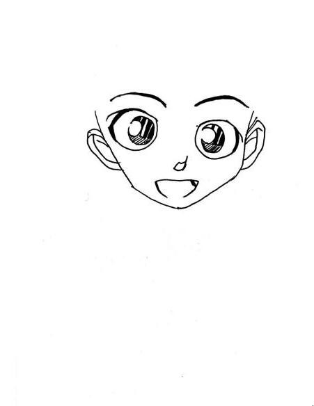 吉田步美简笔画怎么画