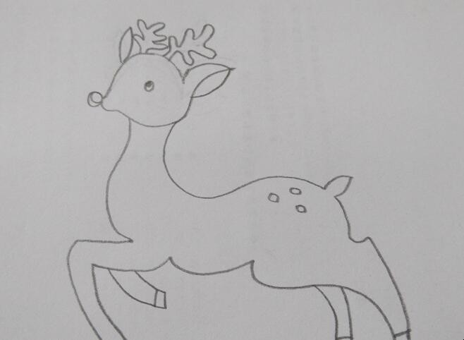 圣诞老人的雪橇怎么画