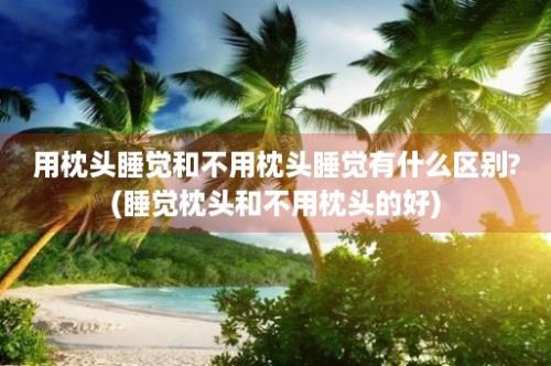 用枕头睡觉和不用枕头睡觉有什么区别?(睡觉枕头和不用枕头的好)