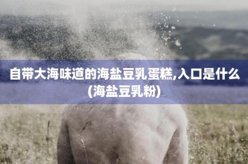 自带大海味道的海盐豆乳蛋糕,入口是什么(海盐豆乳粉)