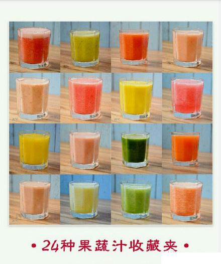 30种果蔬汁的做法（三分钟学做24种水果蔬菜汁）(1)