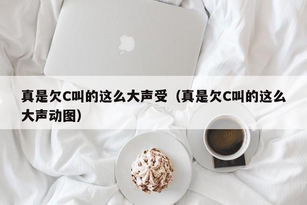 真是欠C叫的这么大声受（真是欠C叫的这么大声动图）