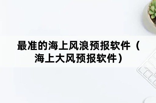最准的海上风浪预报软件（海上大风预报软件）