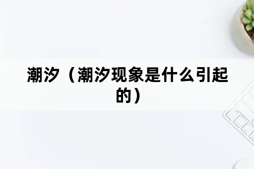 潮汐（潮汐现象是什么引起的）