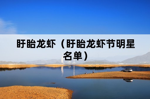 盱眙龙虾（盱眙龙虾节明星名单）