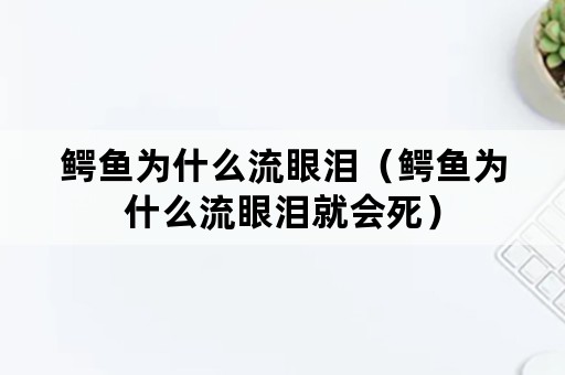 鳄鱼为什么流眼泪（鳄鱼为什么流眼泪就会死）