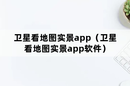 卫星看地图实景app（卫星看地图实景app软件）