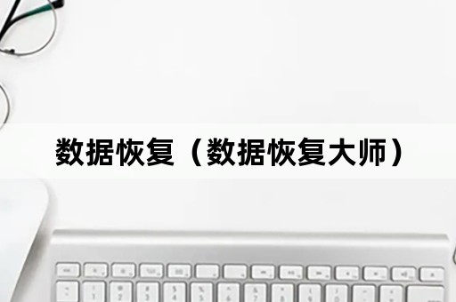 数据恢复（数据恢复大师）