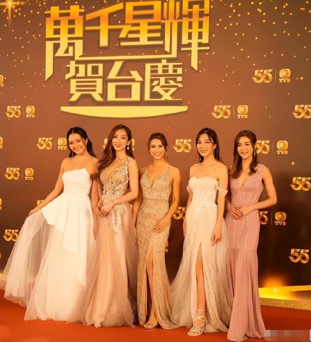 tvb55周年台庆艺人红毯（TVB台庆红毯女星露背露腿）(24)